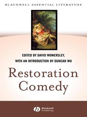 cover image of Restoration Comedy